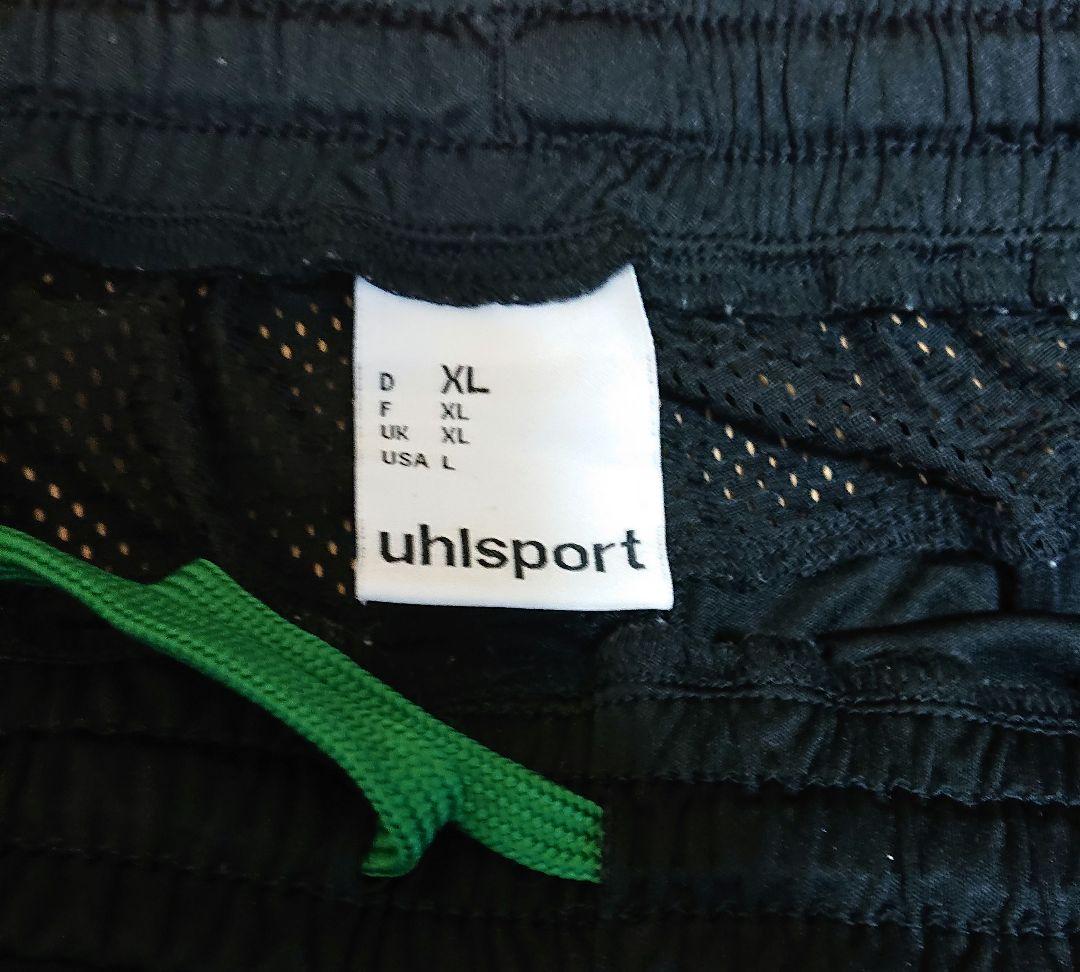 uhlsport サッカーウェア XL 黒/赤　上下セット
