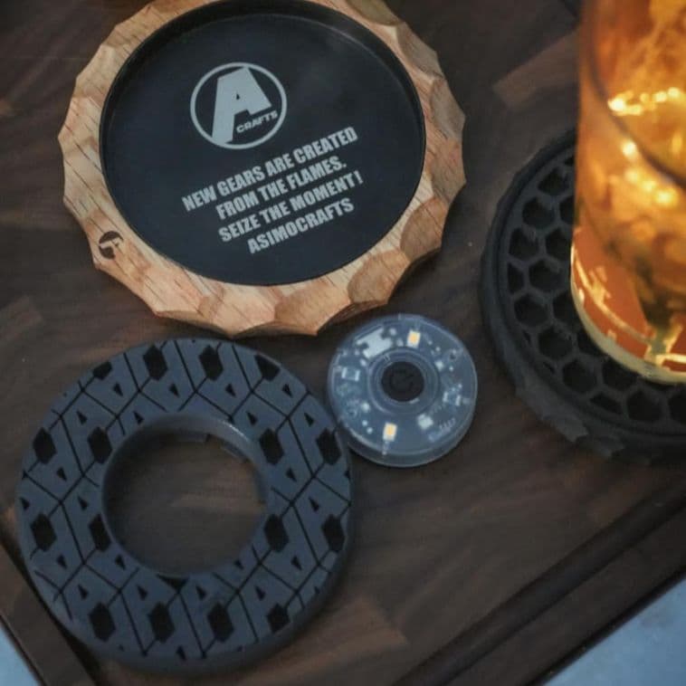 オ*ガ様 アシモクラフツ コースターキット a_pod_tray90 オプション