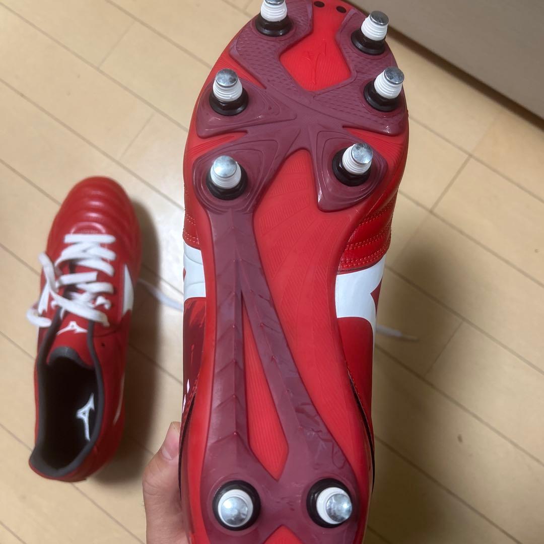 Mizuno レッド サッカーシューズ スパイク