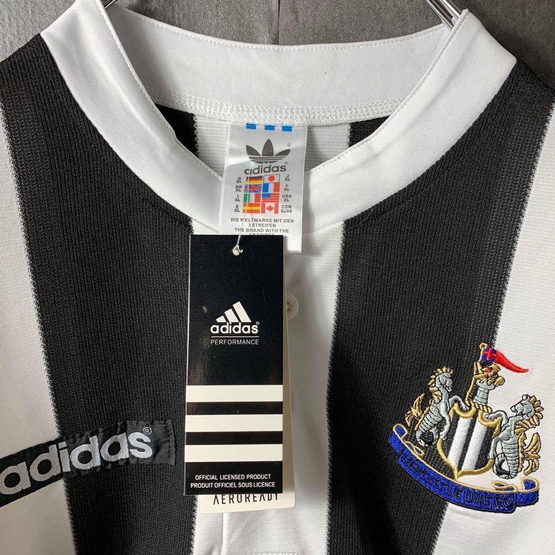 【★ニューカッスル】 アディダス メンズ サッカー 90s ユニフォーム 2XL