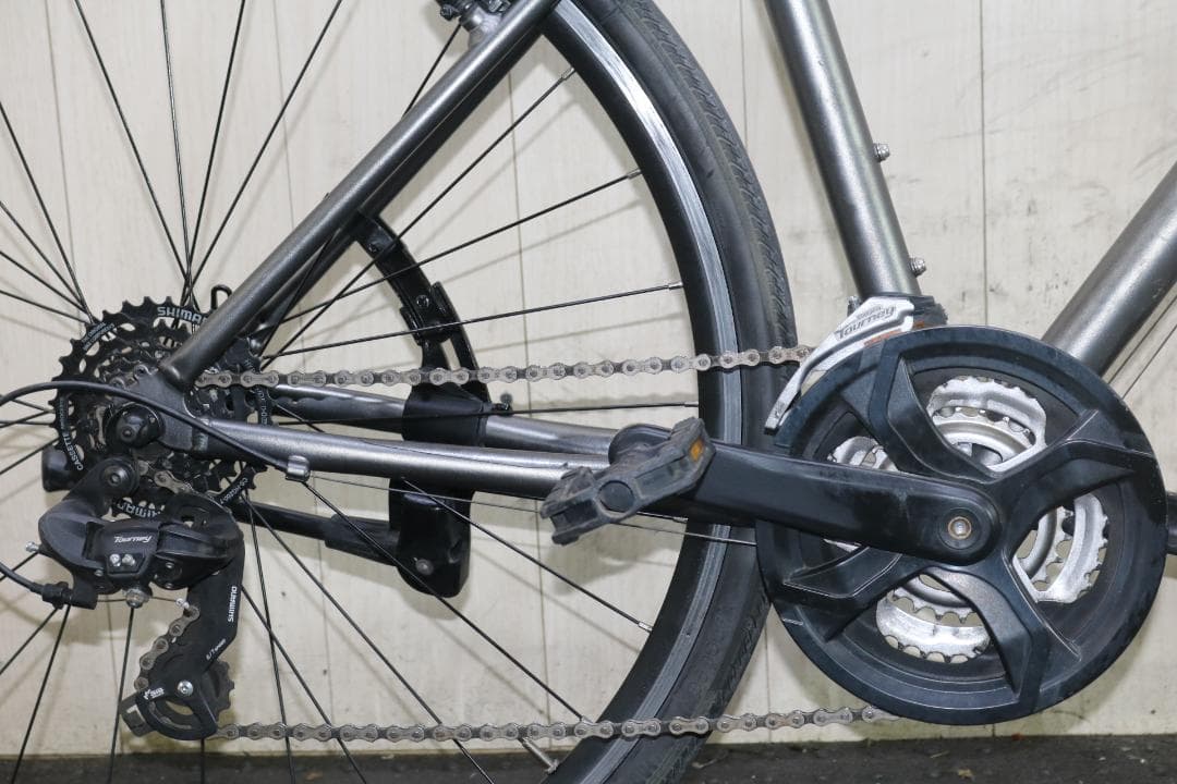 NESTO VACANZE 700C アルミ 21速 440mm GREYクロス