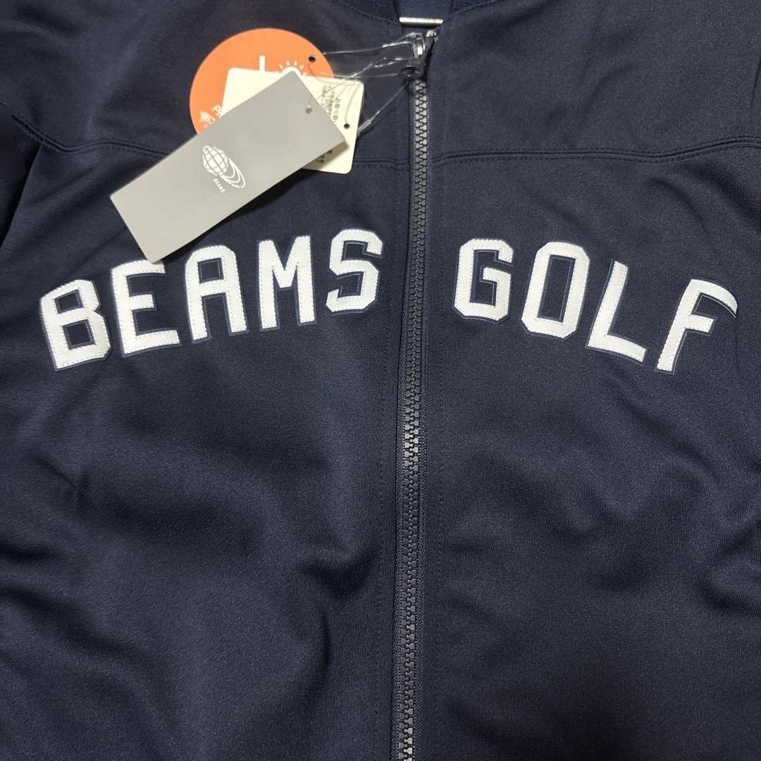 新品未使用BEAMS GOLF ネイビー ジップアップジャケット
