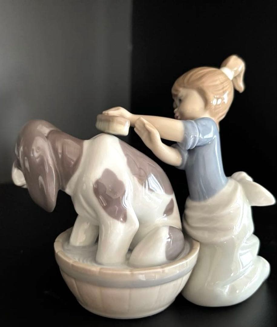 LLADRO リヤドロ きれいにしましょうね フィギュリン