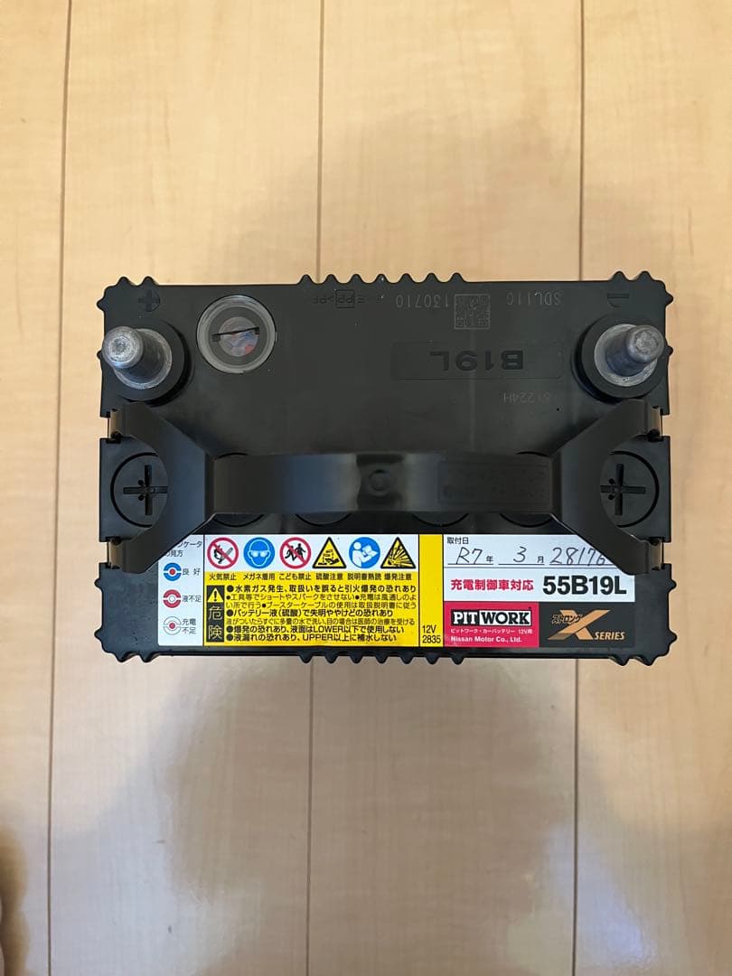 車 バッテリー ピットワーク 55B19L/日産ノート、デイズルークス