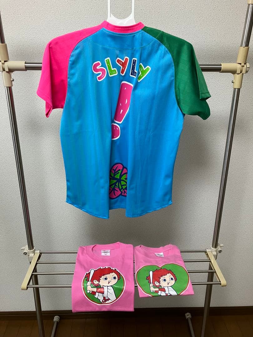 広島 東洋 カープ 限定ユニフォーム スライリー &カープ女の子Tシャツセット