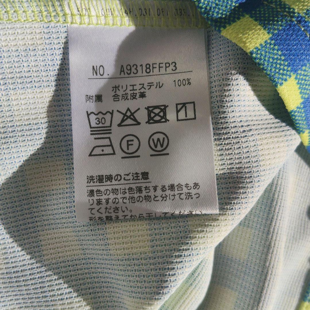 新品　and parse 長袖シャツ 青と黄のチェック