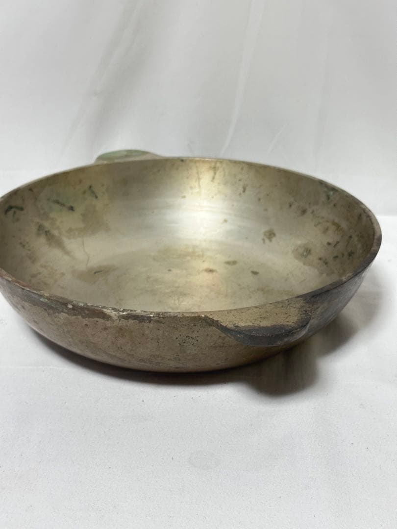純洋銀　両手鍋 27cm 厚さ:7cm 重さ　3.3kg ふぐ料理　すき焼き