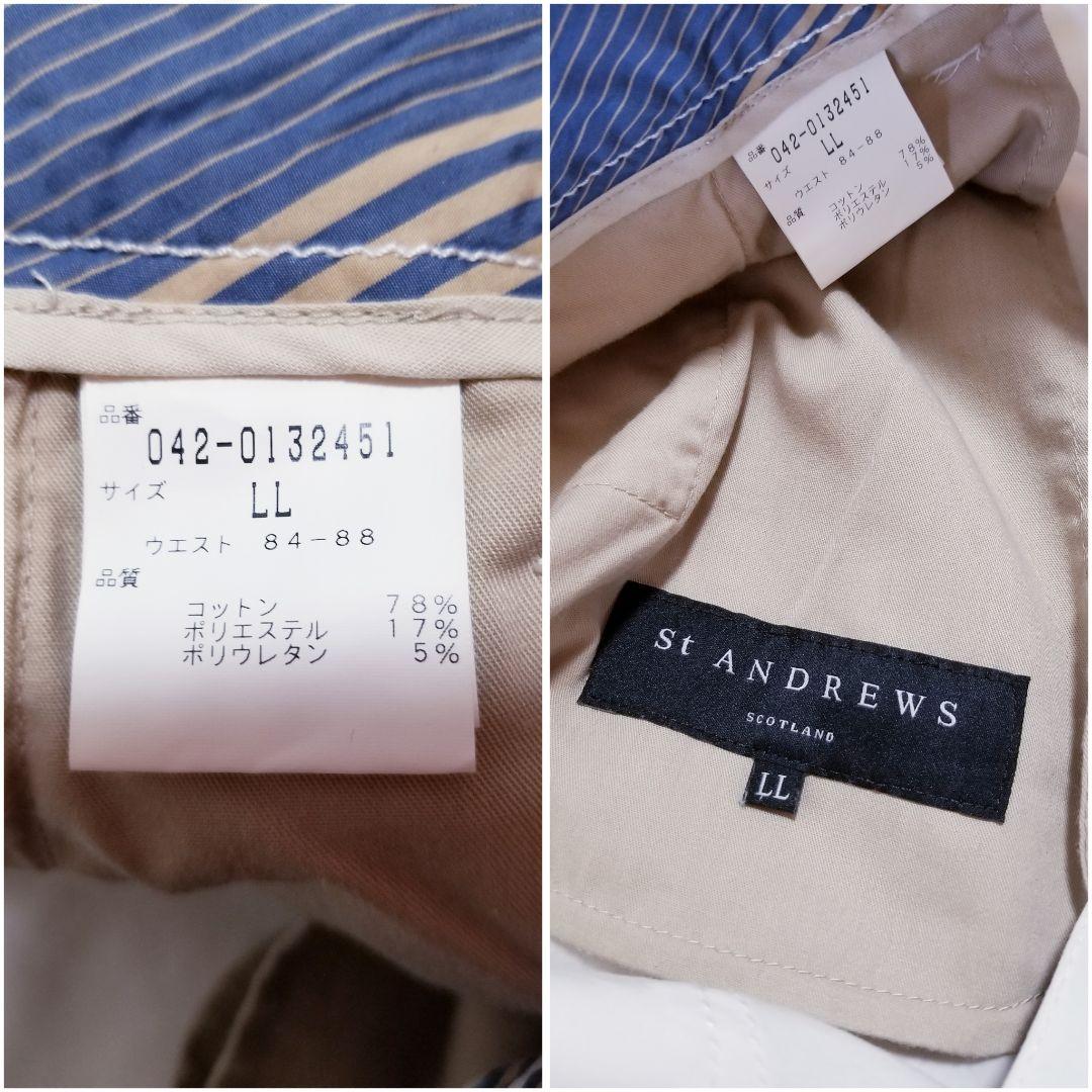 St ANDREWS　ゴルフ　コットンストレッチショートパンツ　LLサイズ