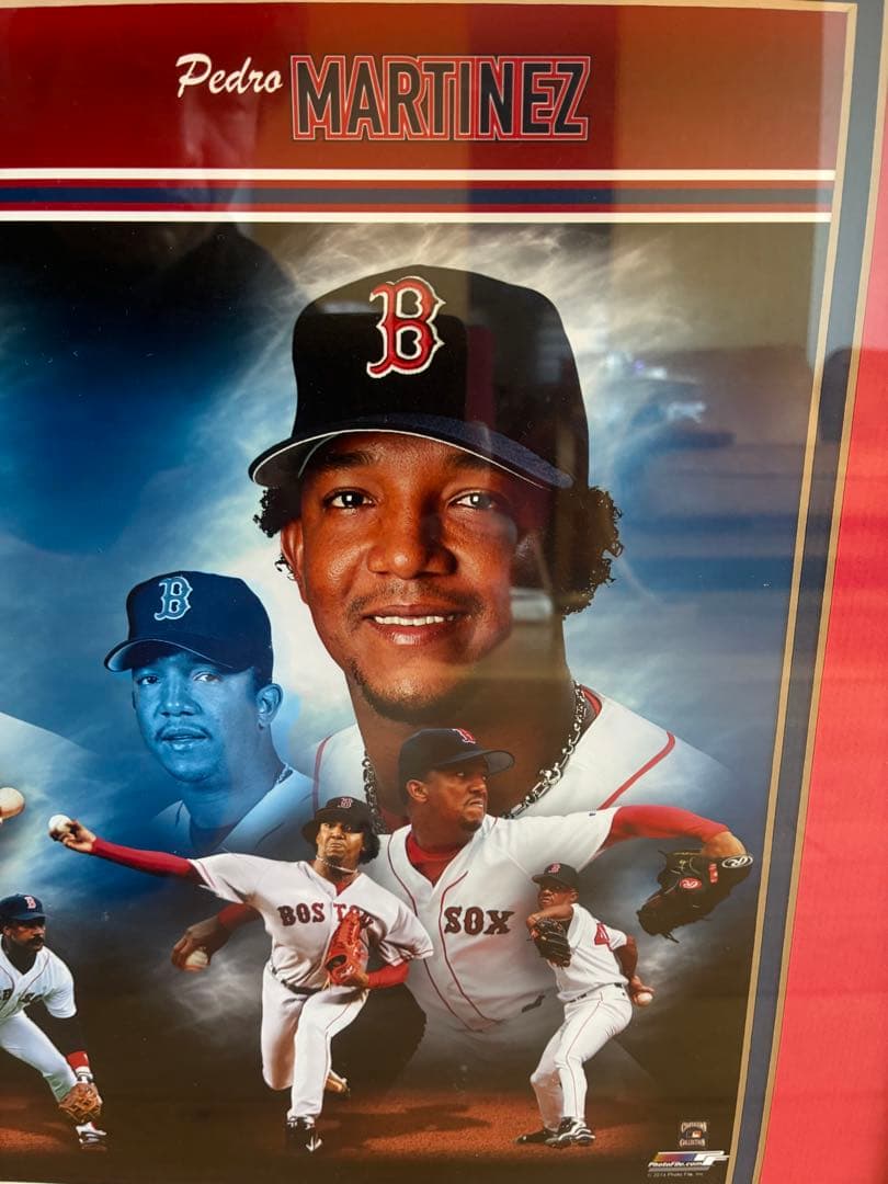 【希少・MLB公式】ボストン・レッドソックス レジェンド 額装 フォトパネル