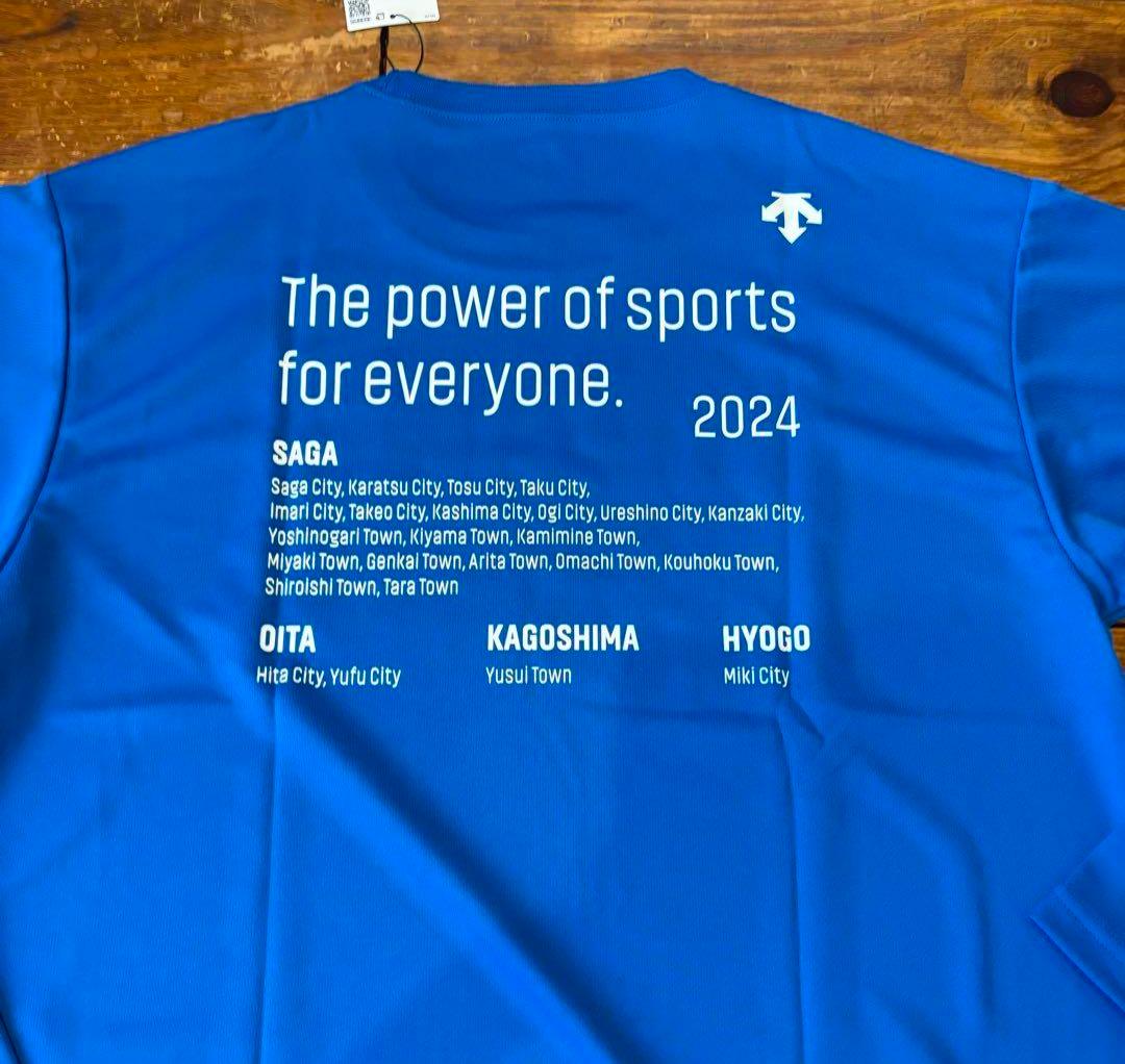 新品　デサント　国体　国スポ　JAPAN GAMES 2024 長袖シャツ