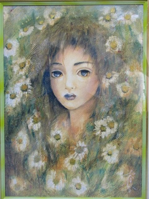 真作◇ジークレー版画 工藤静香『カモミール』15号 ED 62/250 ◇