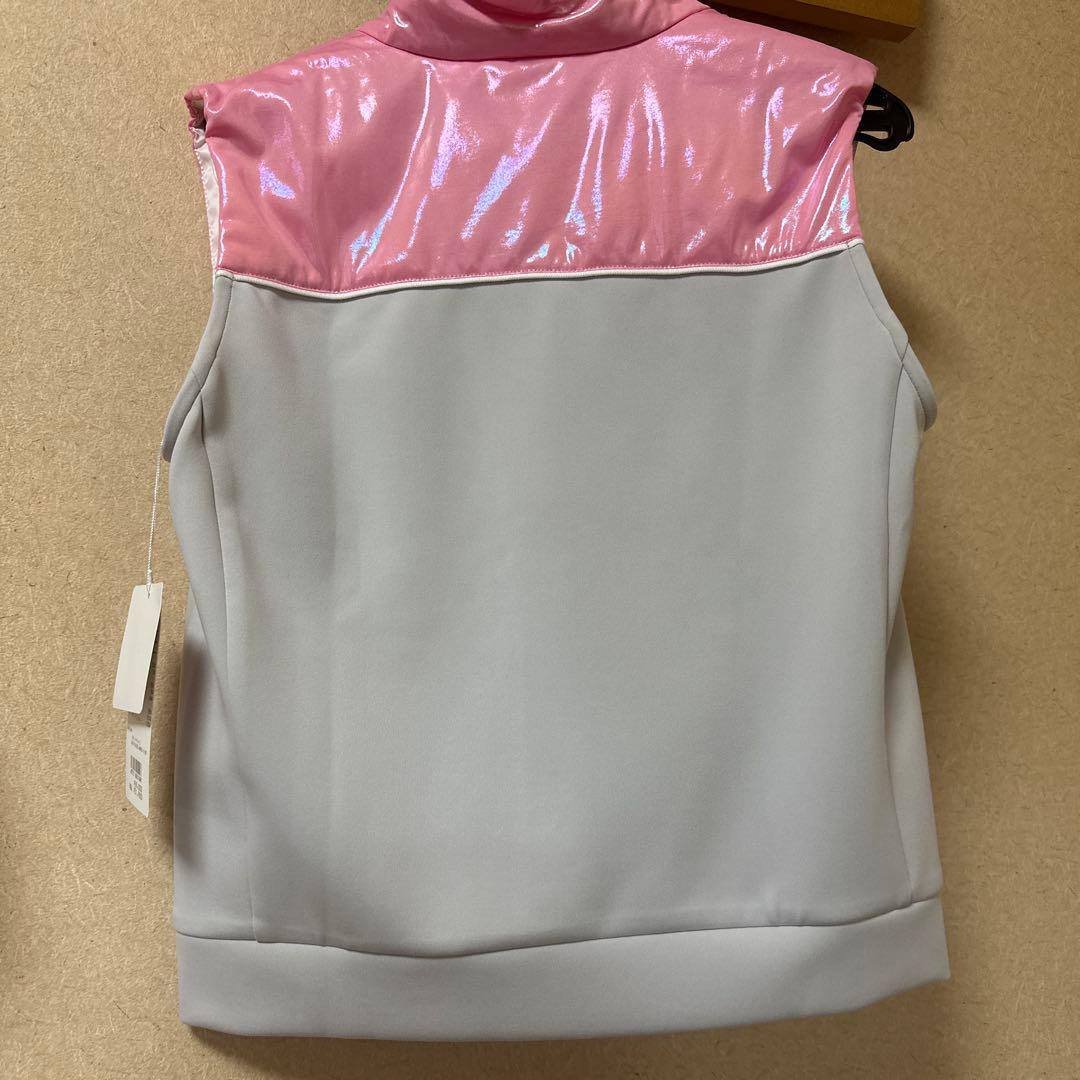 【新品】archivio レディース ベスト 36 グレー/ピンク
