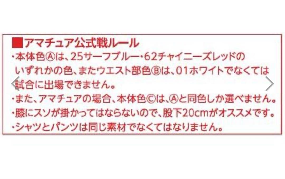 ミズノ　アマチュアボクシングユニホーム　赤青　上下セット　サイズ　上Ｌ　下Ｍ