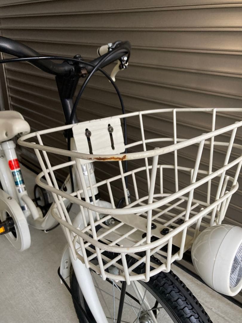 【引取り限定】ブリヂストン bikke m 子供用自転車 ホワイト
