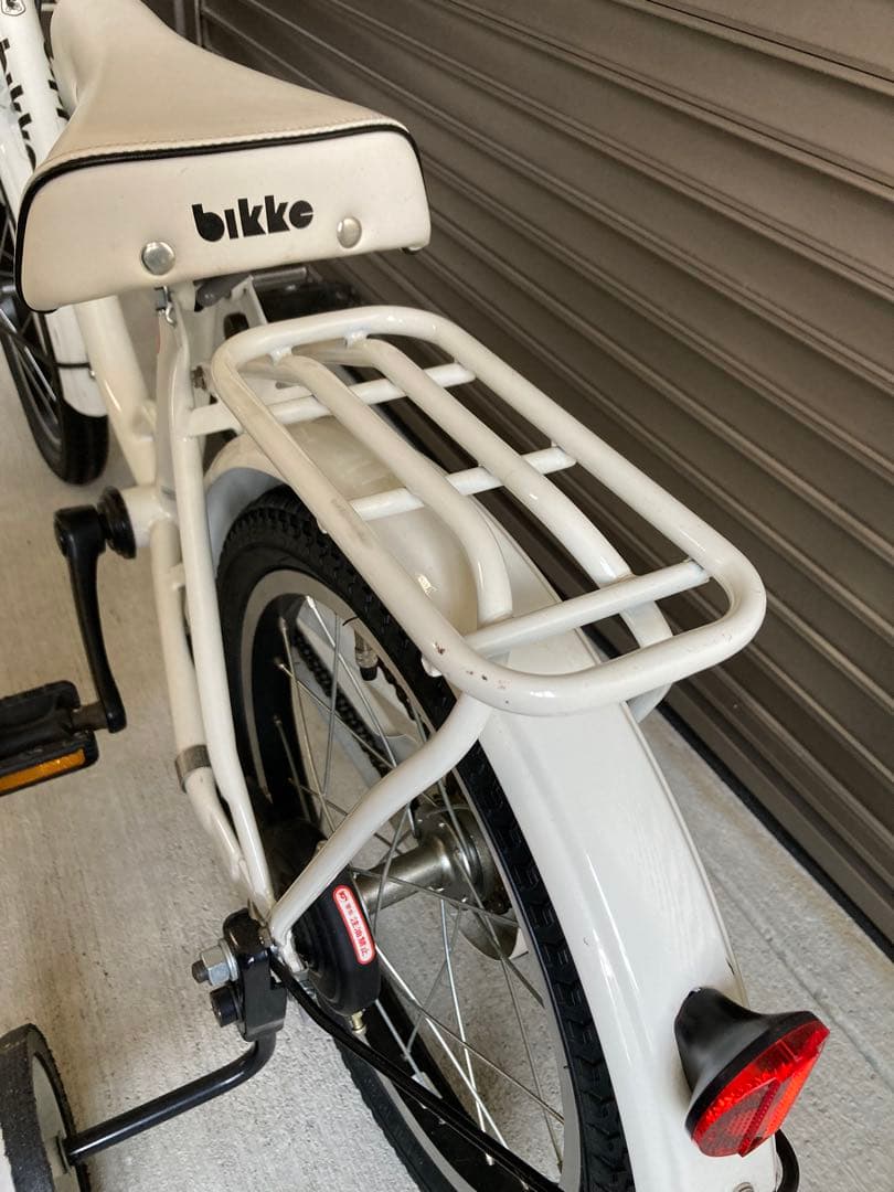 【引取り限定】ブリヂストン bikke m 子供用自転車 ホワイト
