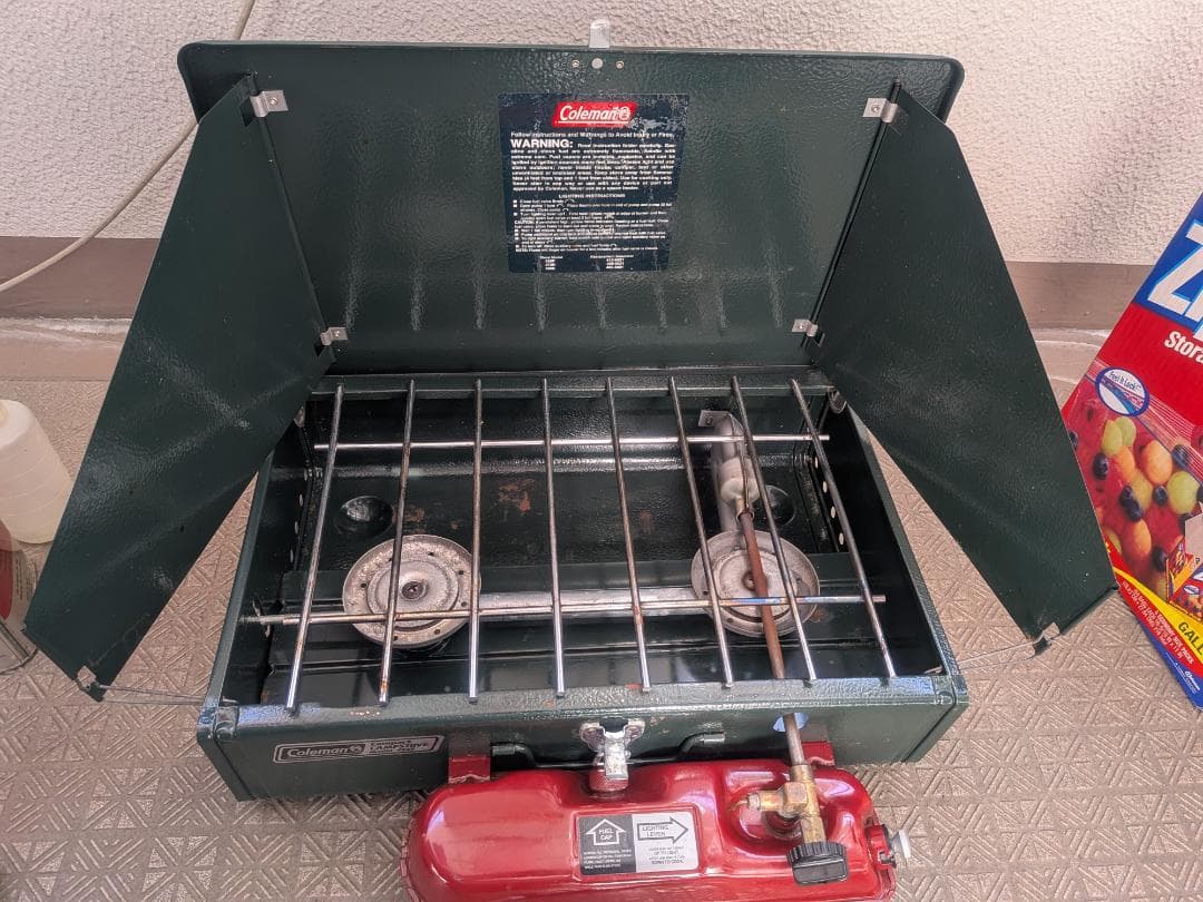 [値下げ]点火確認済　Coleman ツーバーナー 425F