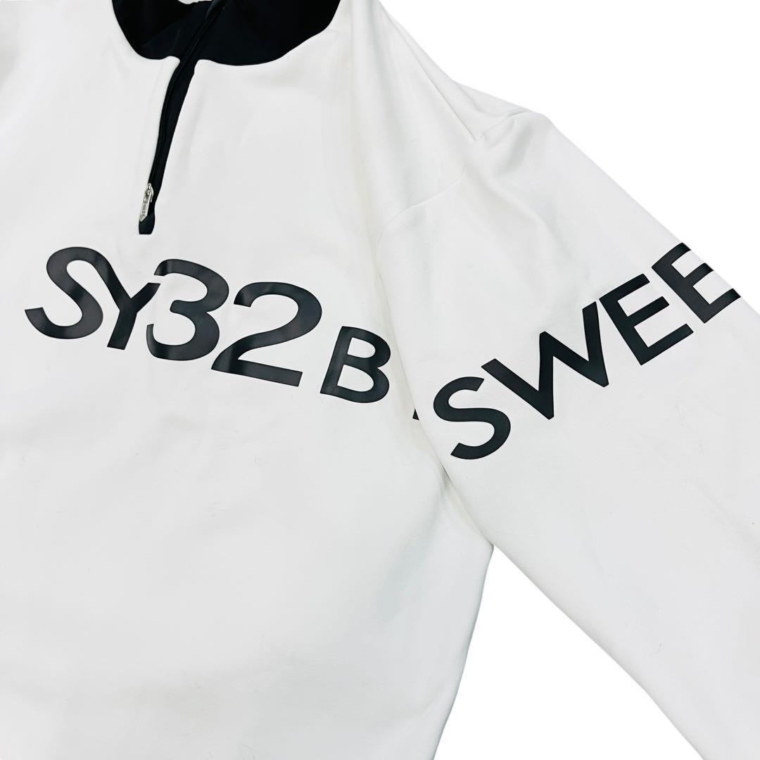 SY32 ハーフジップ シャツ ブルゾン 長袖 裏起毛 アウター メンズL