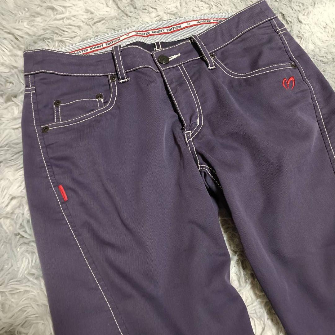 マスターバニー エディション　ストレッチ　パンツ　ゴルフ　刺繍　ウェア