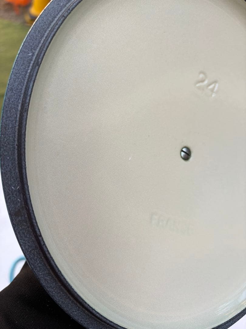LE CREUSET ターコイズ ホーロー鍋 24