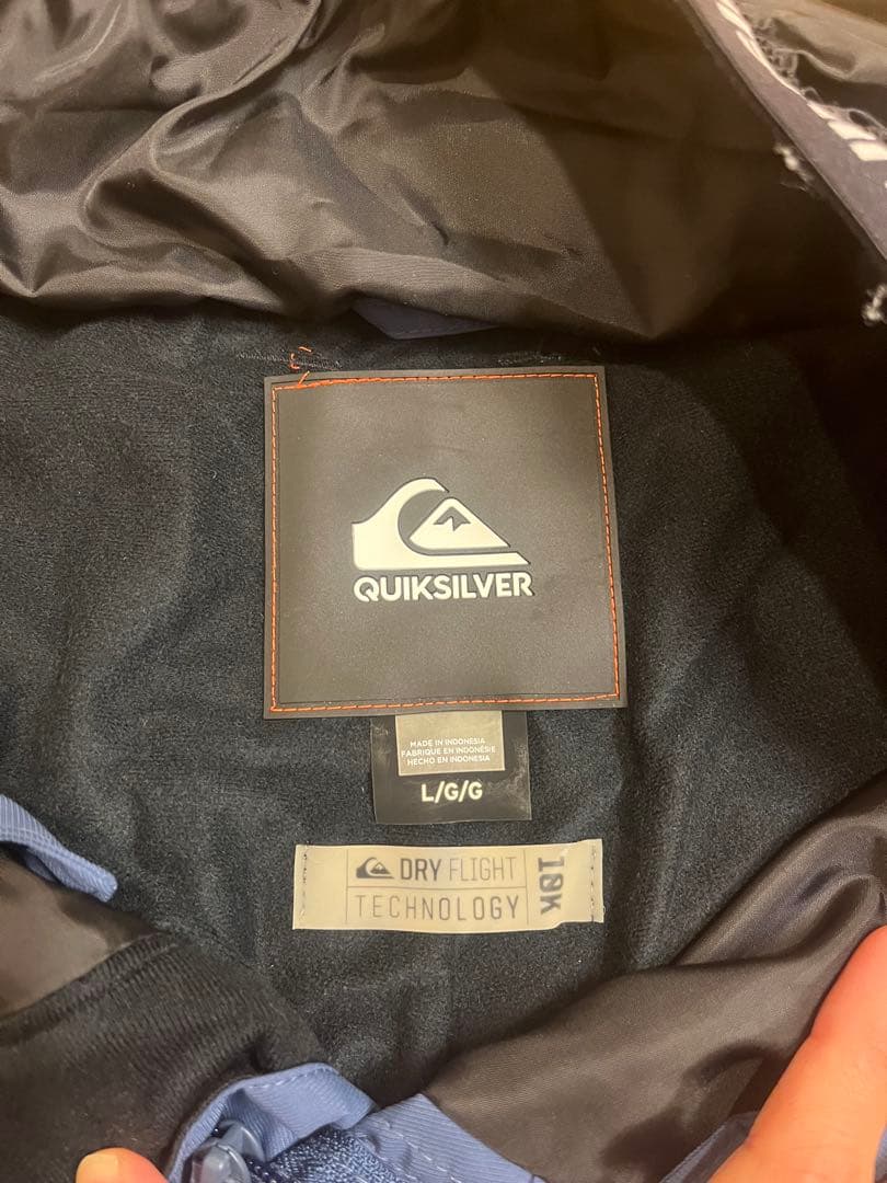 QUIKSILVER スノーボードパンツ L/G グレー