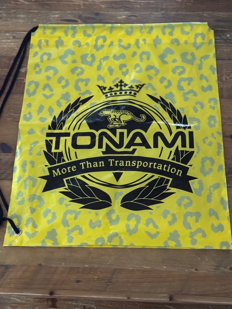 トナミ運輸バドミントンレプリカユニフォーム 黄色 Mサイズ ショップ袋付き