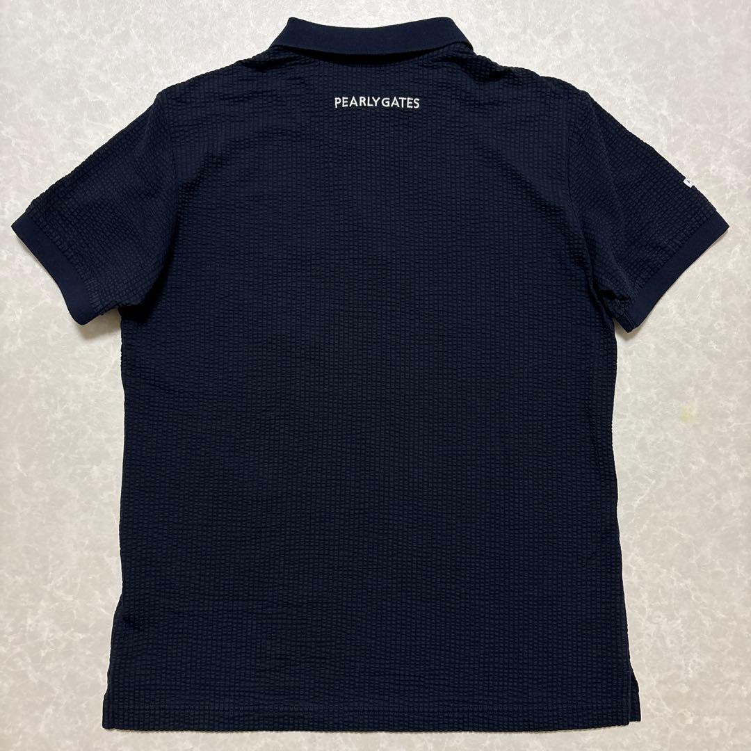 パーリーゲイツ★ビッグロゴ★ストレッチ★ポロシャツ【メンズ サイズ5（L）】