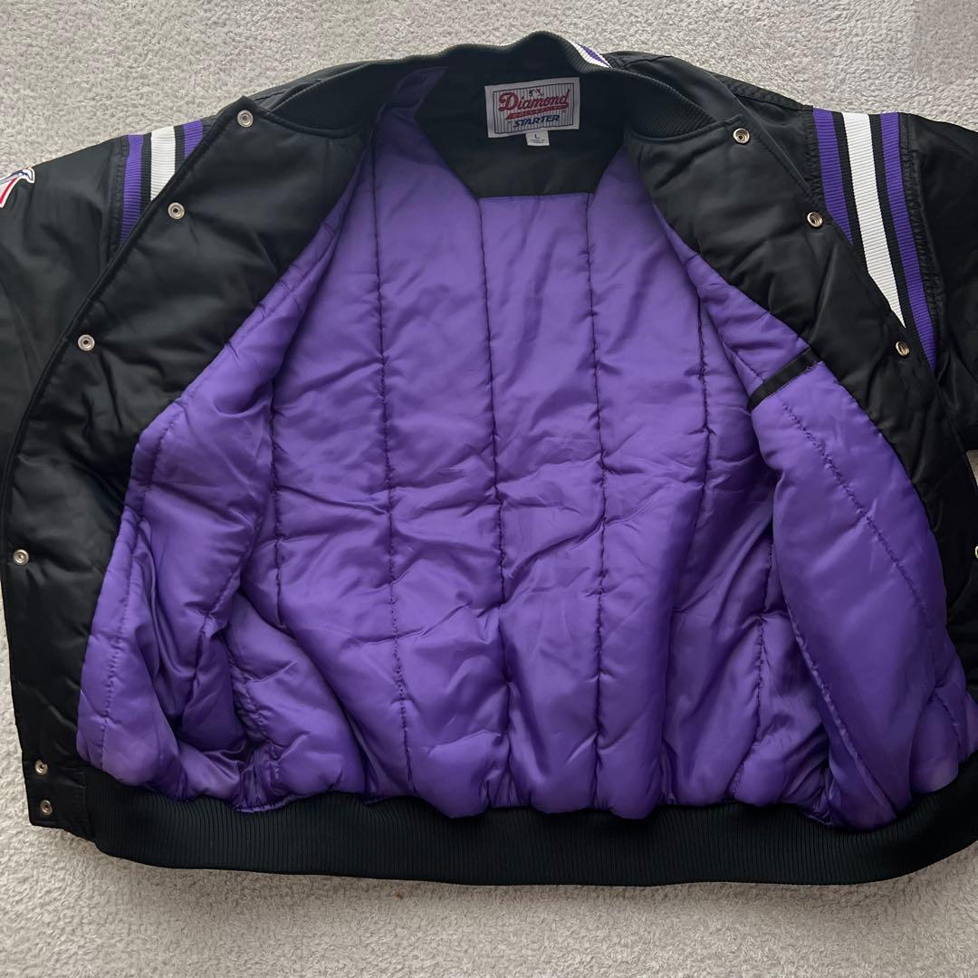 美品✨スターター　ロッキーズ　スタジャンMLB STARTER ダイアモンドＬ