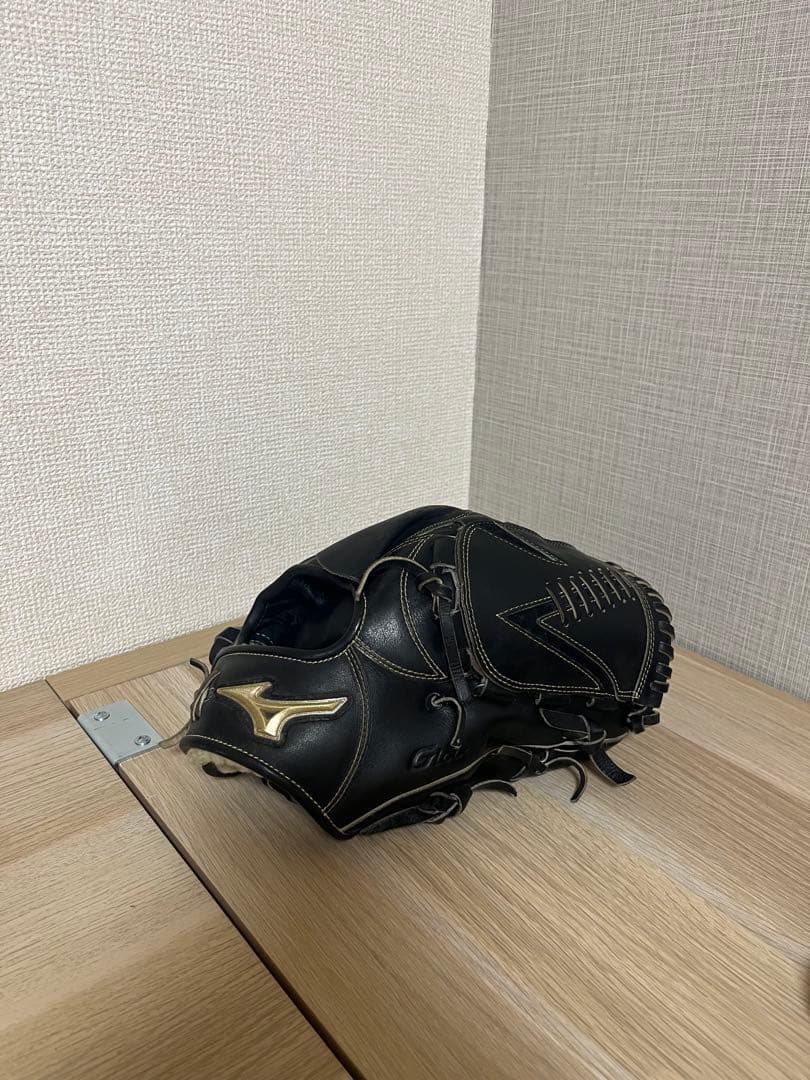 ミズノ　グローバルエリート　硬式　投手　グローブ　袋付き