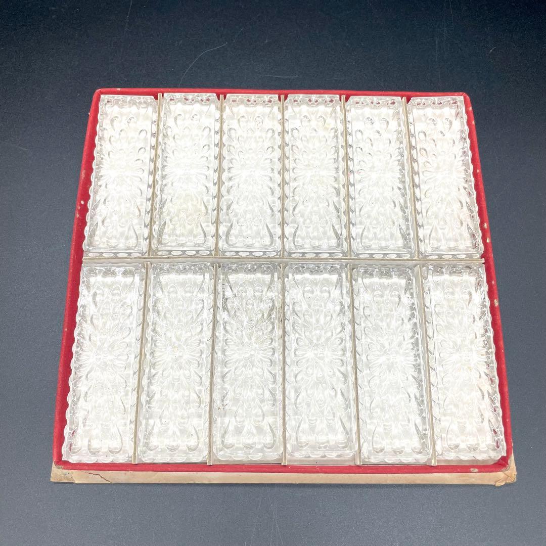 【極美品】 バカラ Baccarat ナイフレスト 12本セット 雫 箸置き