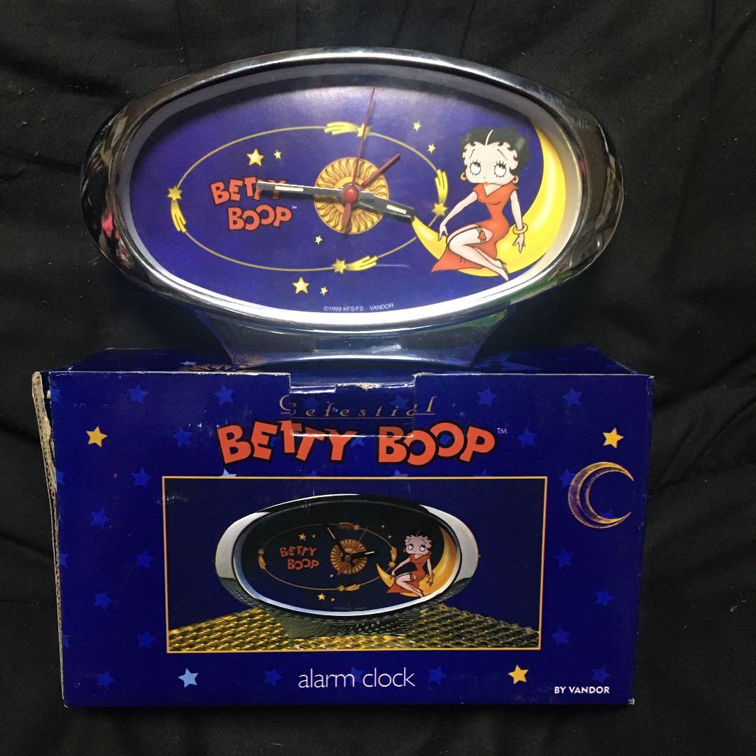 BETTY BOOP ゼンマイ式目覚まし時計