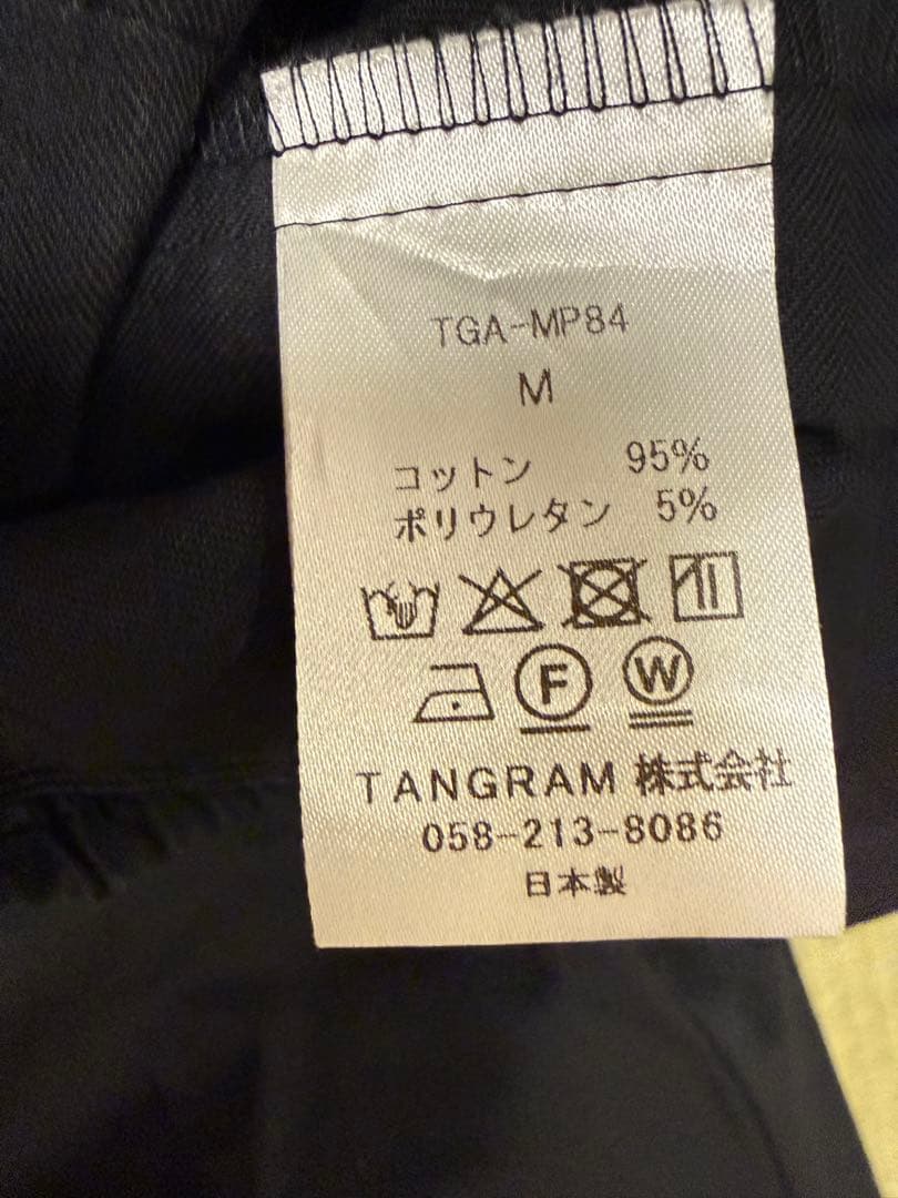TANGRAM ゴルフメンズパンツ ブラック 黒 M
