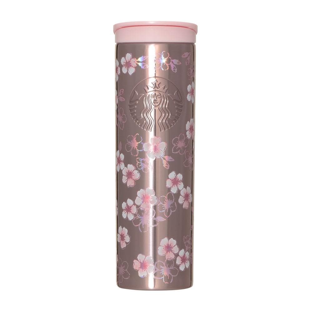 スタバ SAKURA2026ステンレスボトルメタリックライトピンク473ml
