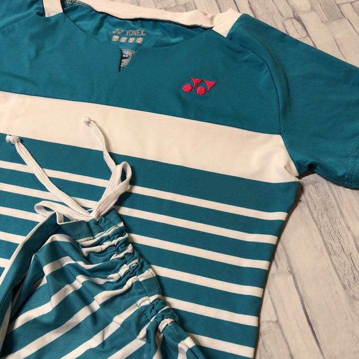美品 ヨネックス 3点セット ボーダー