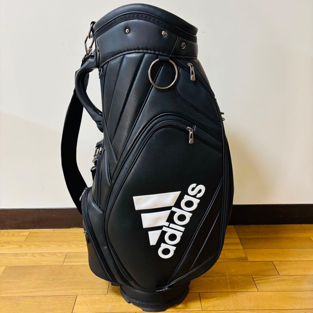 【美品】　adidasアディダス　キャディバッグ ゴルフバッグ　送料込み