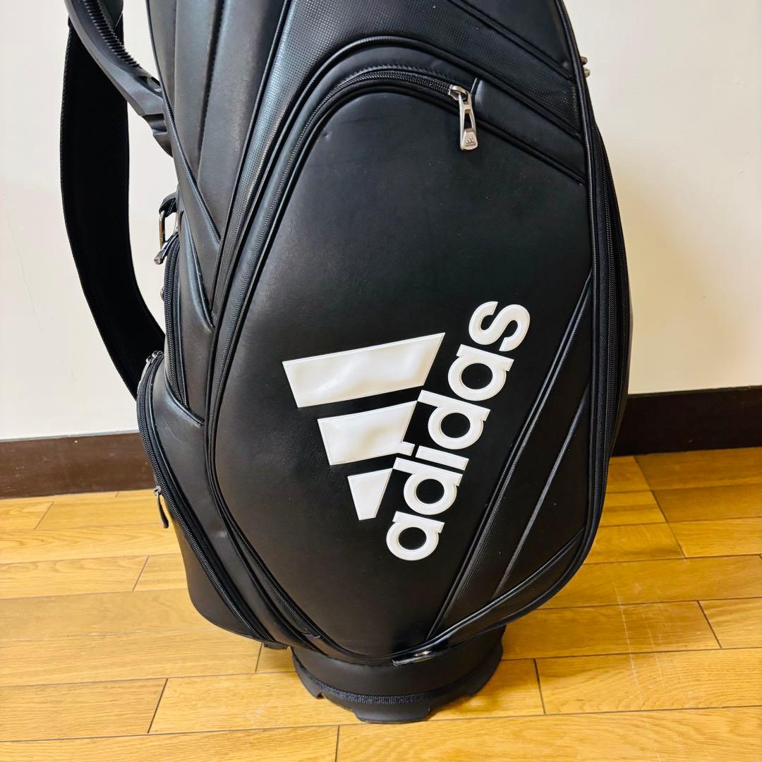 【美品】　adidasアディダス　キャディバッグ ゴルフバッグ　送料込み