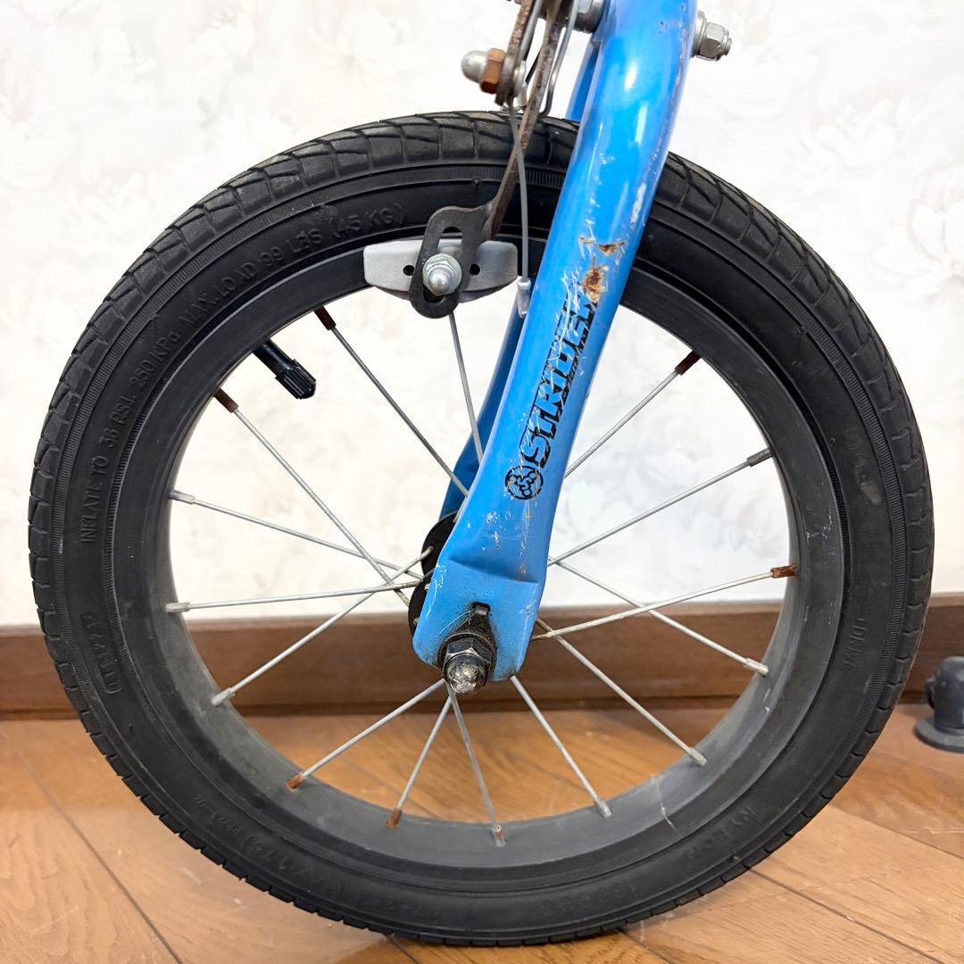 STRIDER 14x ストライダー キッズバイク ブルー スタンド付