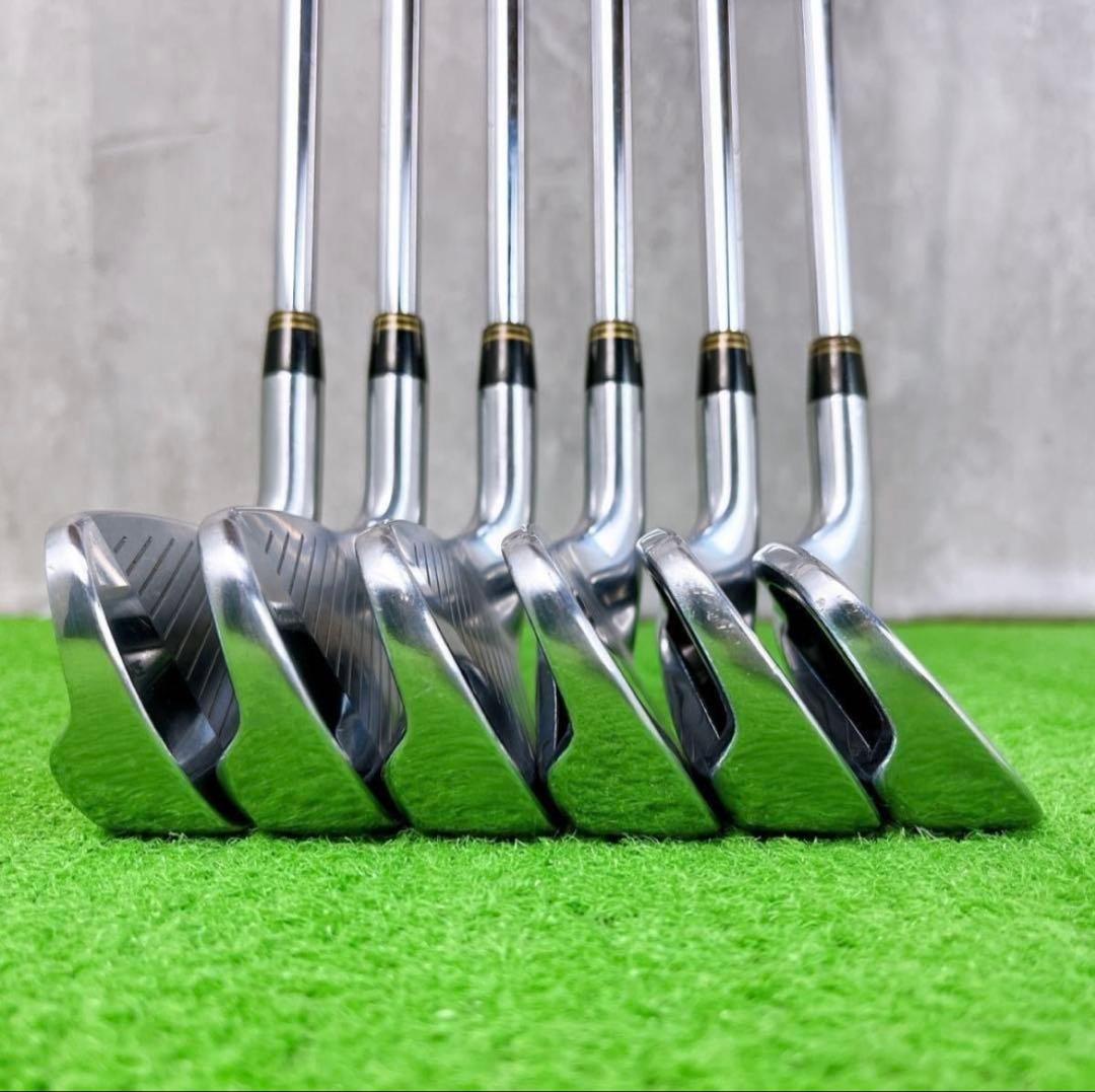 良品 ツアーステージ X-BLADE GR アイアンセット 右打ち 6本 メンズ