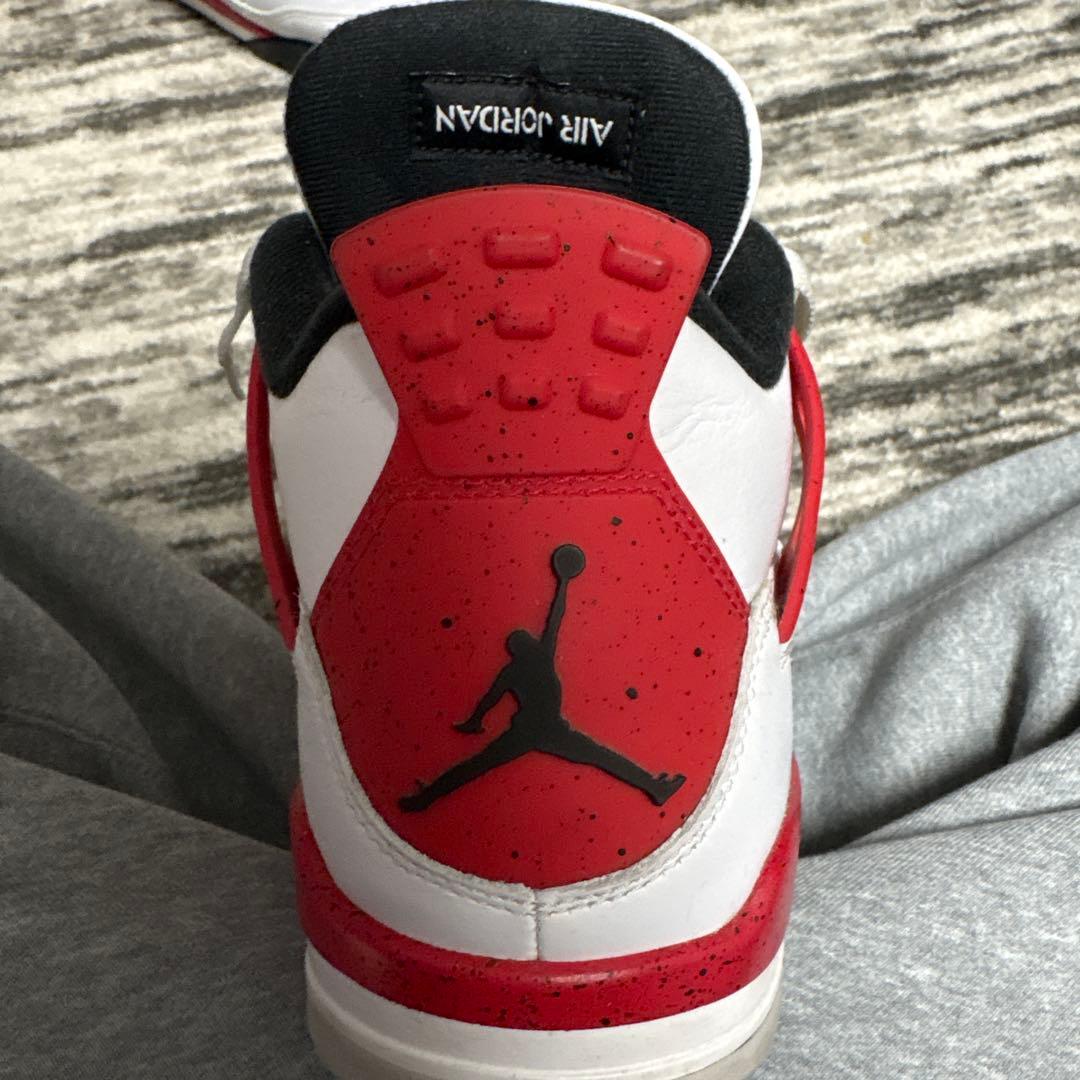 シューズ(男性用) Air Jordan 4 red cement 28.5cm