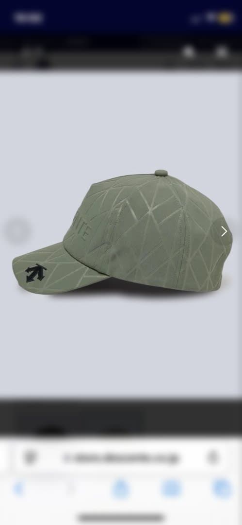 DESCENTE キャップ　サンスクリーン素材