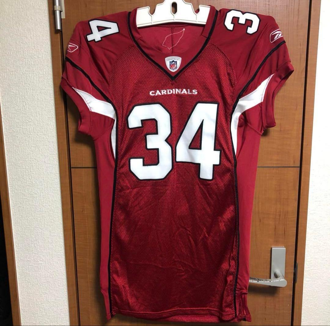 NFLアリゾナカージナルス #34 選手実使用ジャージ