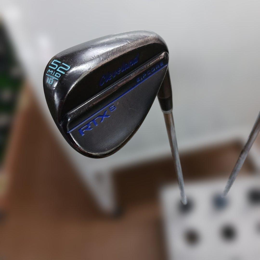RTX 6 ZIPCORE ブラックサテン　52°　56°　60°　3本セット