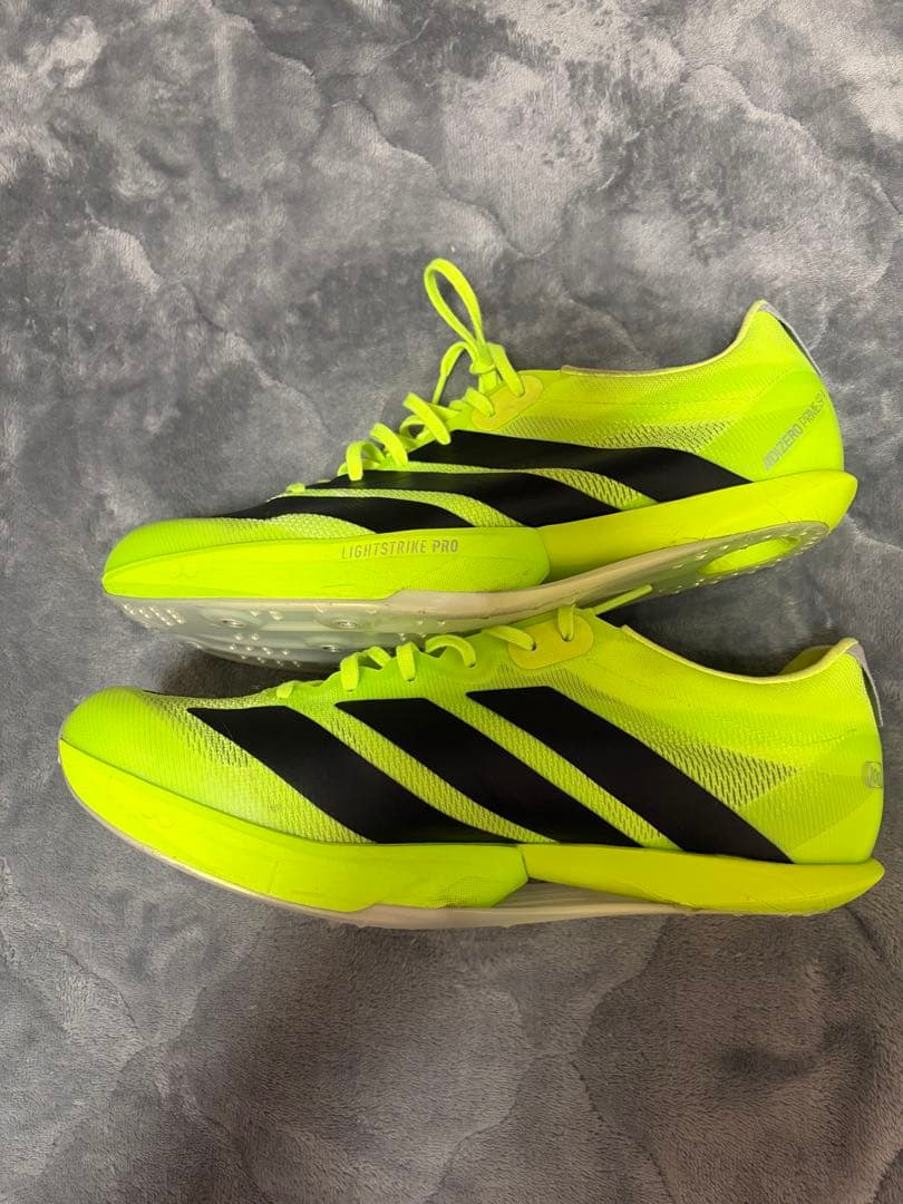 ADIZERO プライムsp4 26.5cm蛍光イエロー/ブラック