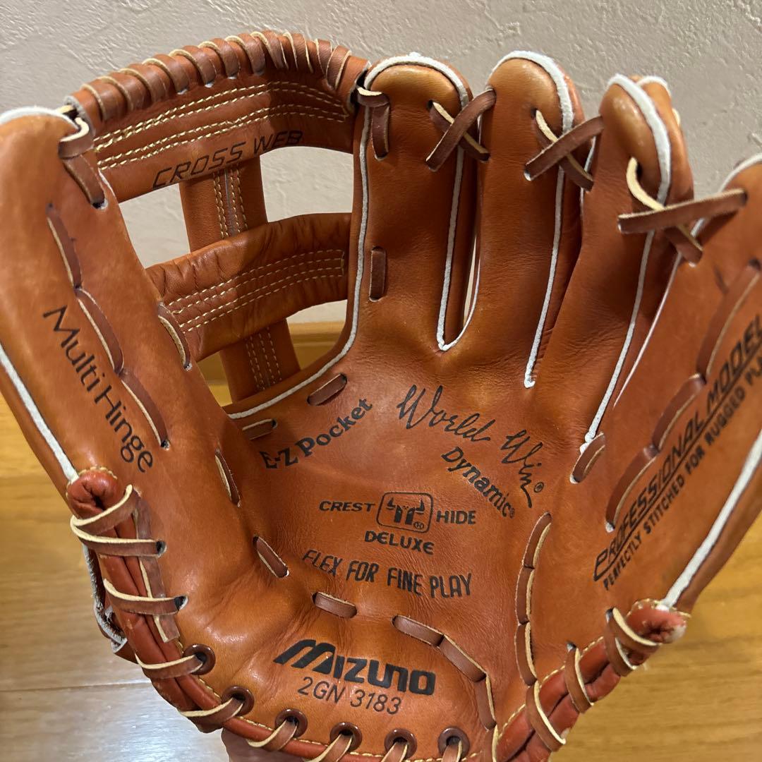 Mizuno World Win LITE-FLEX軟式グローブ内野手右投げ美品