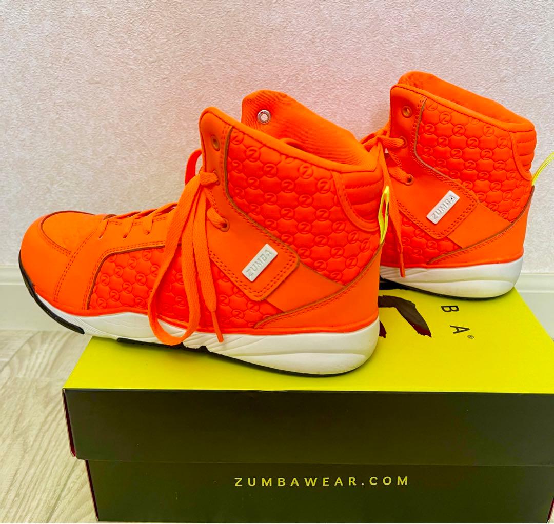 ZUMBA　ズンバ　蛍光オレンジシューズ 24.5cm　JWI正規品