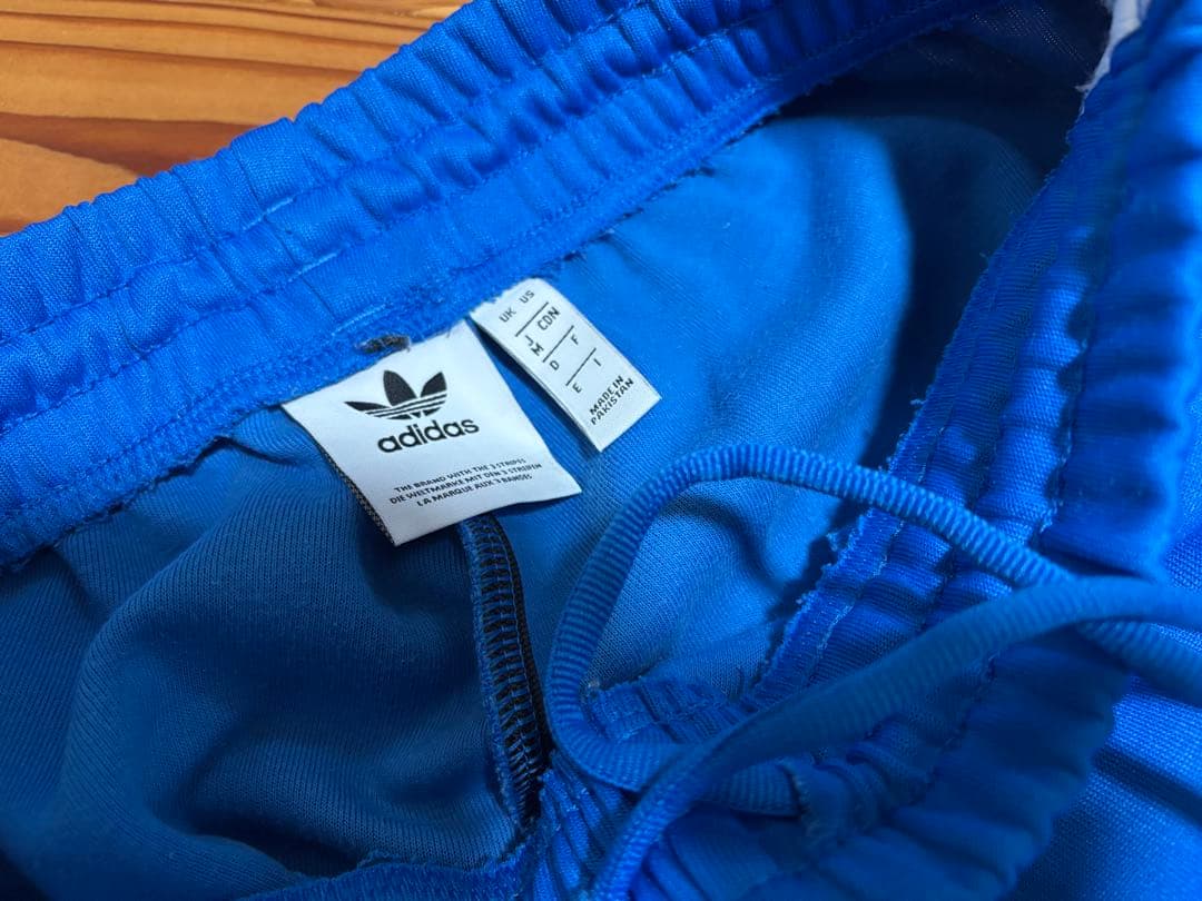 adidas トラックジャケット トラックパンツ 青