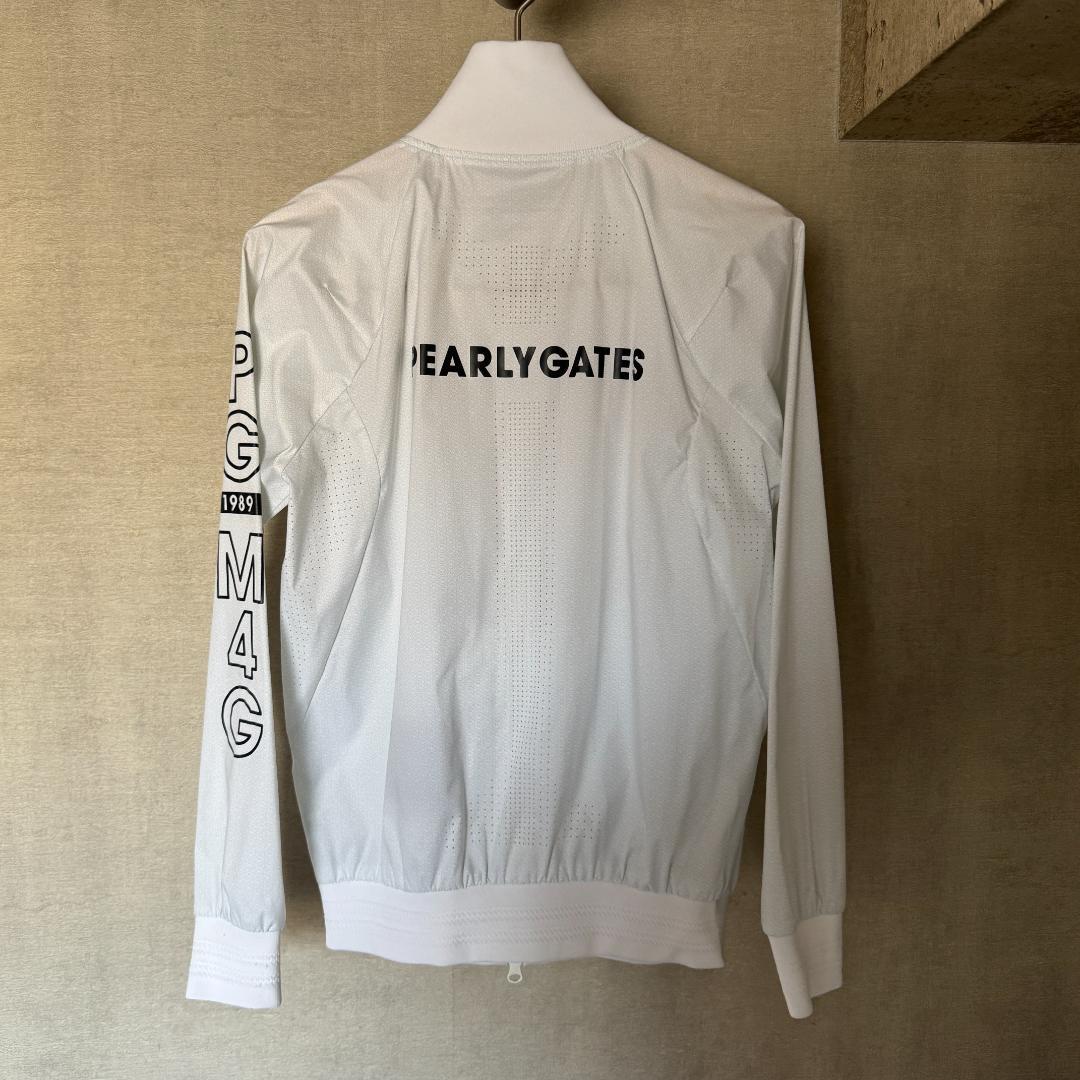 【中古】PEARLY GATES パーリーゲイツ ゴルフ ブルゾン ホワイト