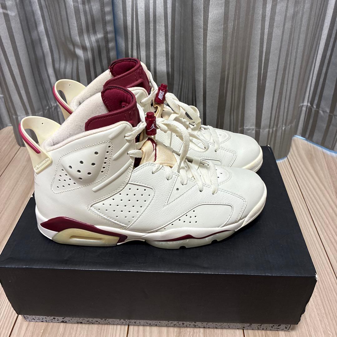 Nike Air Jordan 6 ホワイト/マルーン