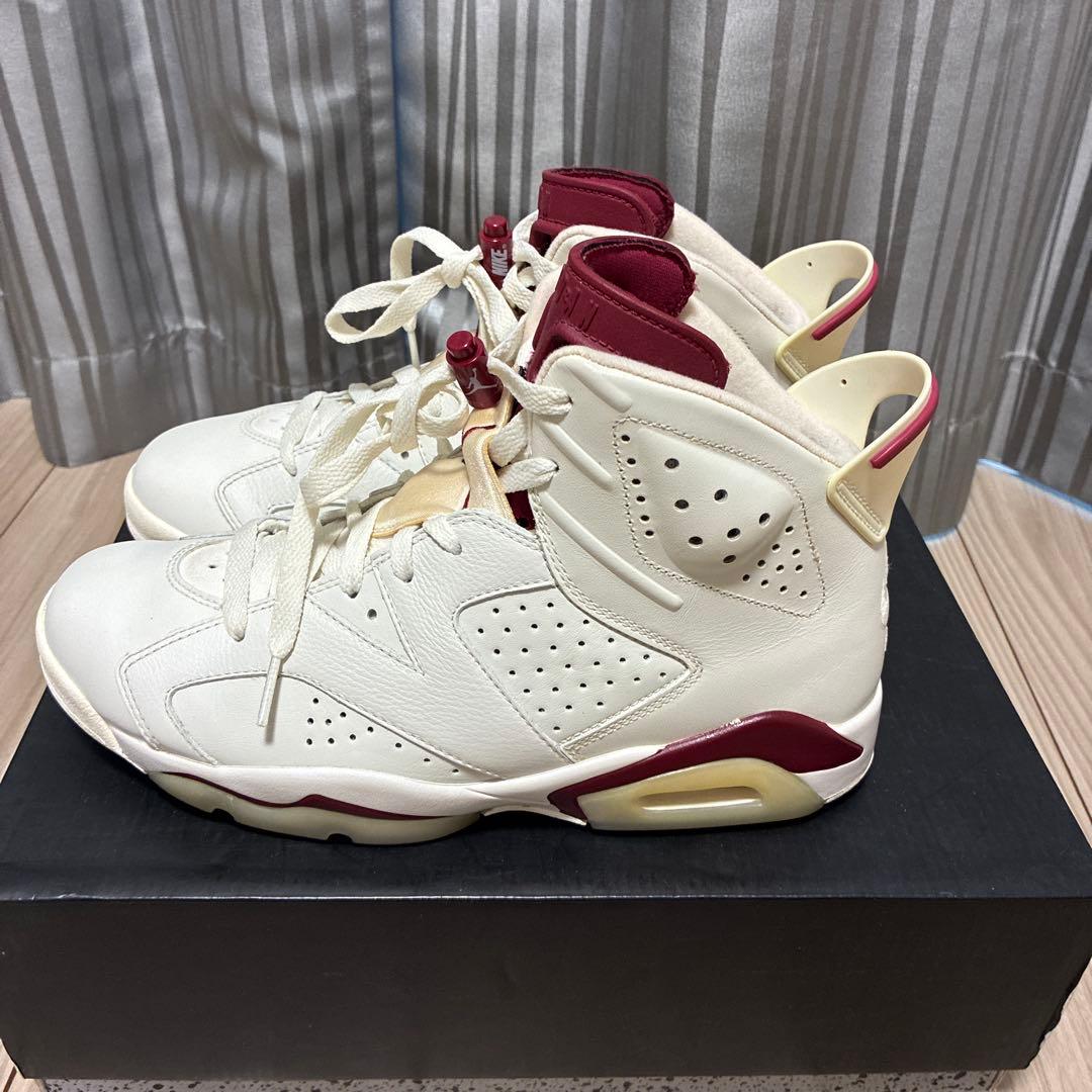 Nike Air Jordan 6 ホワイト/マルーン