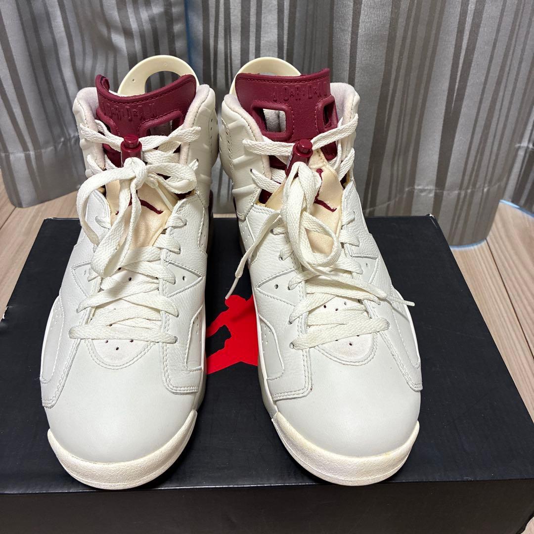 Nike Air Jordan 6 ホワイト/マルーン
