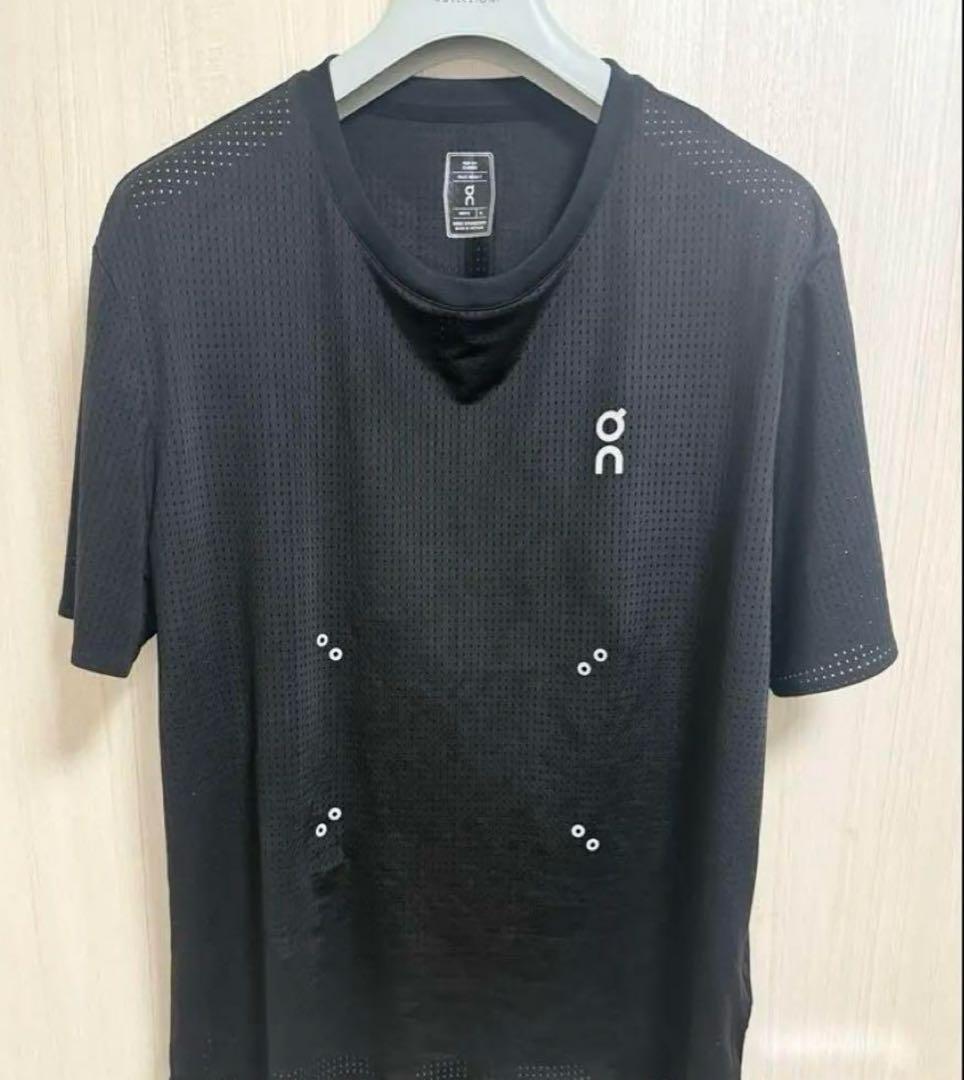 オン On ペース メッシュ T メンズ ランニングウェア シャツ 黑 XL